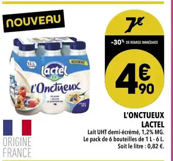 Supeco L'Onctueux Lactel offre