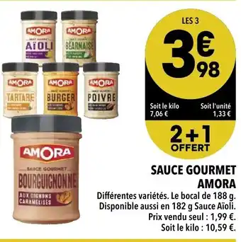 Supeco Sauce Gourmet Amora offre