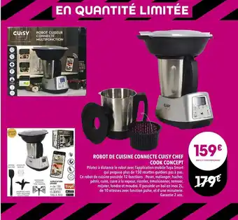 Supeco Robot de cuisine cennecte Cuisy Chef Cook Concept offre