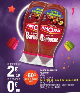 E.Leclerc SAUCE BARBECUE "AMORA” offre