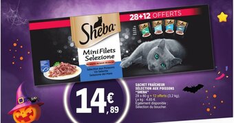 E.Leclerc SACHET FRAÎCHEUR SÉLECTION AUX POISSONS "SHEBA" offre