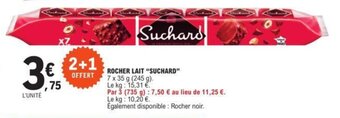 E.Leclerc ROCHER LAIT "SUCHARD" offre