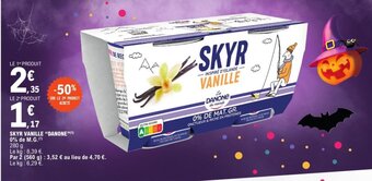 E.Leclerc SKYR VANILLE "DANONE”(¹) offre