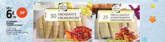 E.Leclerc 30 CROISSANTS SURGELÉS "GOURMET D'ALSACE" 1,5 kg. offre