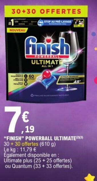 E.Leclerc "FINISH" POWERBALL ULTIMATE offre
