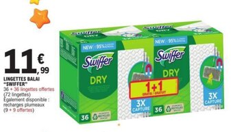 E.Leclerc LINGETTES BALAI "SWIFFER" offre