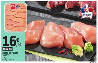 E.Leclerc FILETS DE POULET "DUC"(¹) offre