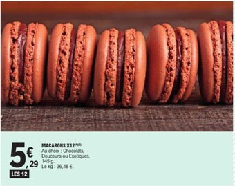 E.Leclerc MACARONS X12(45) offre