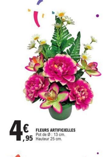 E.Leclerc FLEURS ARTIFICIELLES offre