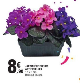E.Leclerc JARDINIÈRE FLEURS ARTIFICIELLES offre