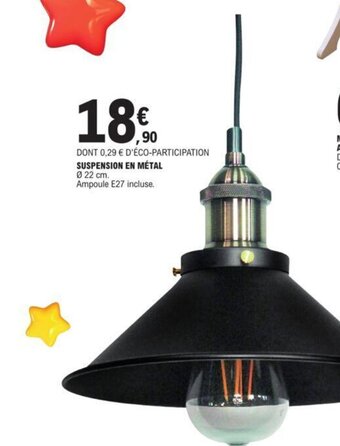 E.Leclerc SUSPENSION EN MÉTAL offre