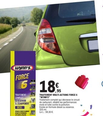 E.Leclerc TRAITEMENT MULTI-ACTIONS FORCE 6 "WYNN'S" offre