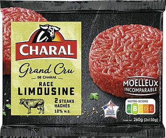 Spar STEAKS HACHÉS GRAND CRU DE CHARAL RACE LIMOUSINE 12% M.G. offre