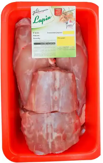 Match Lapin entier découpé offre
