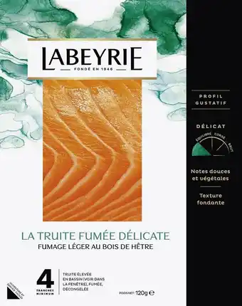 la Truite fumée délicate