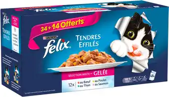 Tendres effilés en gelée pour chat