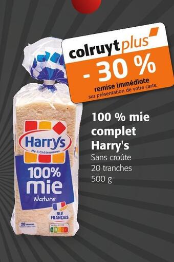 Colruyt Harry's 100% mie complet offre