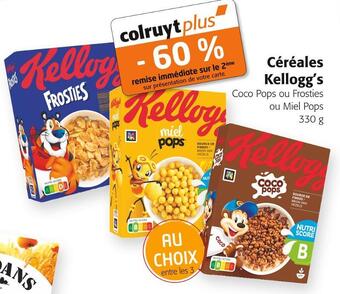 Colruyt Kellogg’s céréales offre
