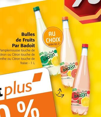 Colruyt Badoit bulles de fruits offre