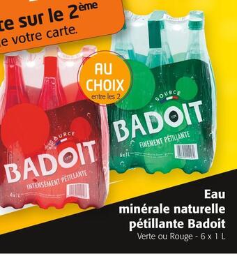 Badoit eau minérale naturelle pétillante