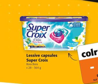 Colruyt Super croix lessive capsules offre