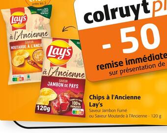 Colruyt Lay's chips à l'ancienne offre