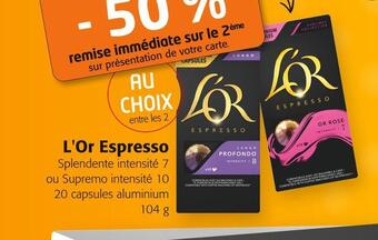 Colruyt L'or l'or espresso offre