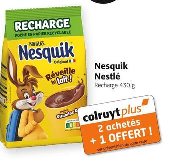 Colruyt Nestlé nesquik offre