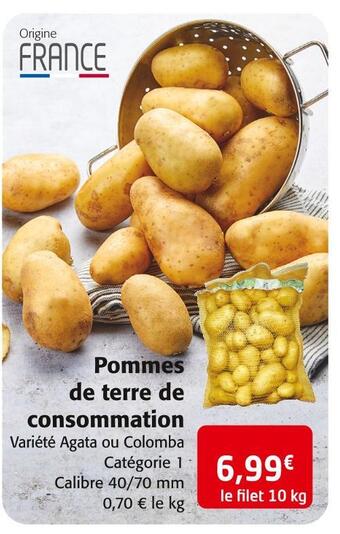 Colruyt Pommes de terre de consommation offre