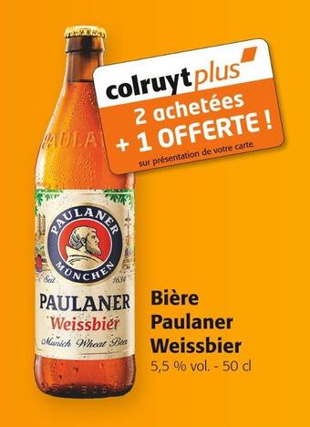 Colruyt Paulaner weissbier bière offre