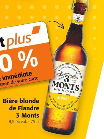 Colruyt 3 monts bière blonde de flandre offre