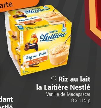 Colruyt Nestlé riz au lait la laitière offre