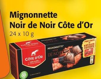 Colruyt Côte d’or mignonnette noir de noir offre