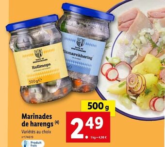 Lidl Marinades de harengs offre