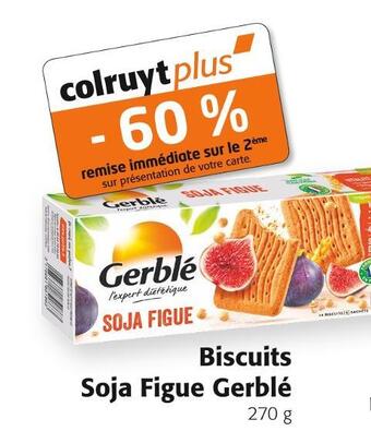 Gerblé biscuits soja figue