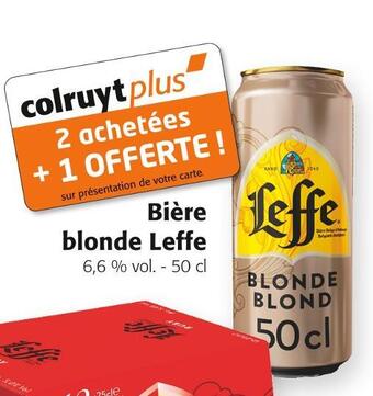 Colruyt Leffe bière blonde offre