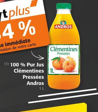 Colruyt Andros 100 % pur jus clémentines pressées offre