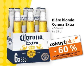 Colruyt Corona bière blonde extra offre