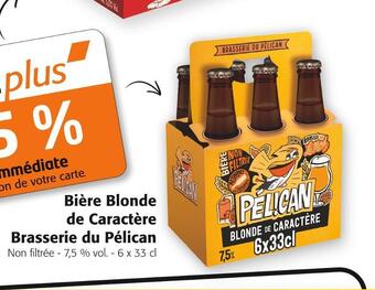 Colruyt Brasserie du pélican bière blonde de caractère offre