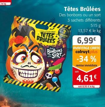 Colruyt Têtes brûlées têtes brûlées offre