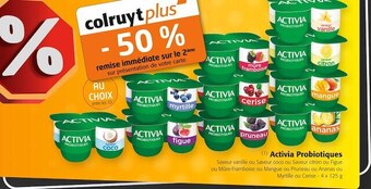 Colruyt Activia probiotiques offre
