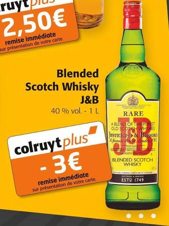 Colruyt J&b blended scotch whisky offre