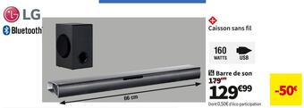 Conforama Lg barre de son sqc1 offre