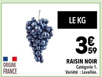Supeco Raisin noir offre