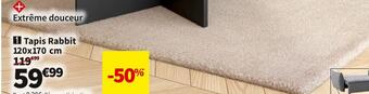 Conforama Tapis rabbit offre