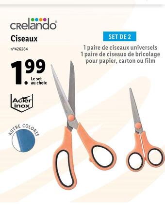 Lidl Crelando ciseaux offre