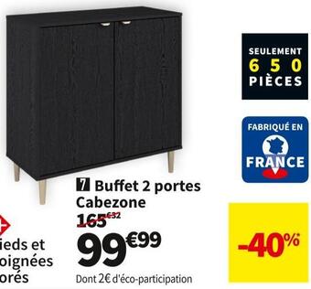 Conforama Buffet cabezone offre