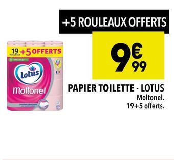 Supeco Lotus papier toilette offre
