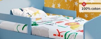 Conforama Parure alphabet 140x200 cm offre