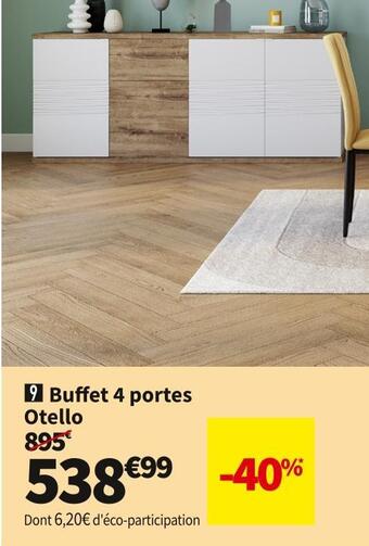 Conforama Buffet 4 portes 1 tiroir offre